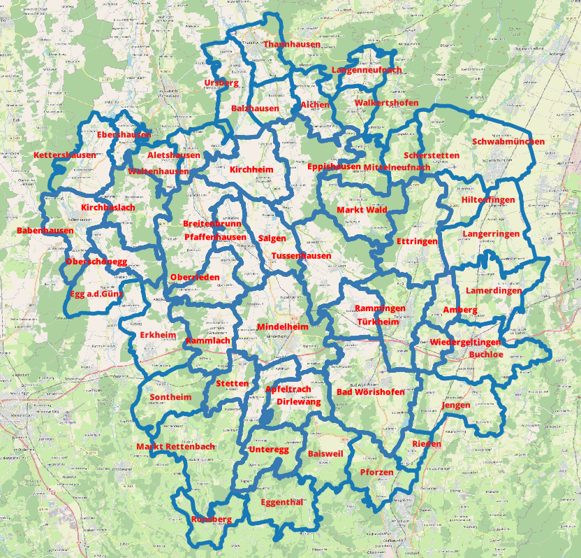 Vereinsgebiet